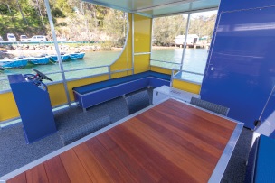 BBQ Boat Hire Interior